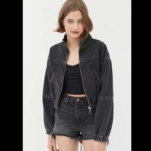 Urban Outfitters BDG Denim Utility Bomber Jacket